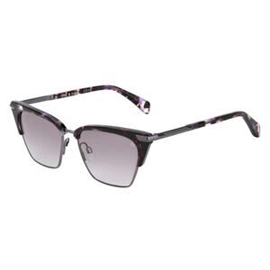 rag & bone 53mm Cat Eye Sunglasses Violet Havana